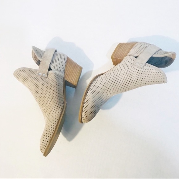 DOLCE VITA Simon Suede Perforated Booties - Picture 3 of 12